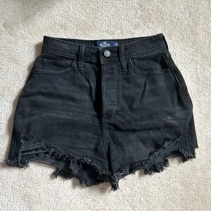 Hollister Black Jean Shorts